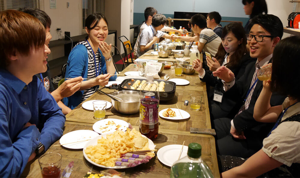 入居者交流会の様子